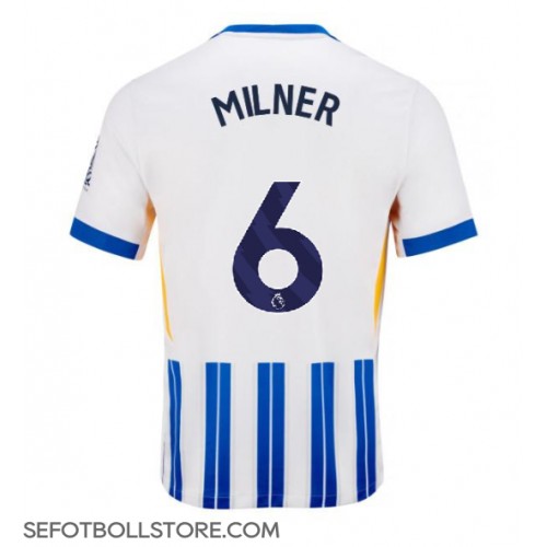 Brighton James Milner #6 Replika Hemmatröja 2024-25 Kortärmad